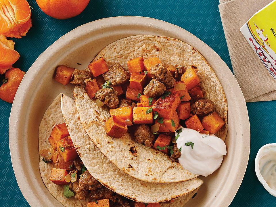 Sweet Potato Beef Mash Up