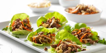 Sirloin Ramen Lettuce Bites