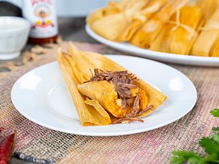 Tapatio Hot Sauce Beef Tamales
