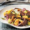 Steak Strips and Zucchini Gnocchi