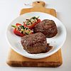 Petite Steaks with Wild Rice Baby Peppers