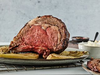 Rib Roast with Horseradish Sauce