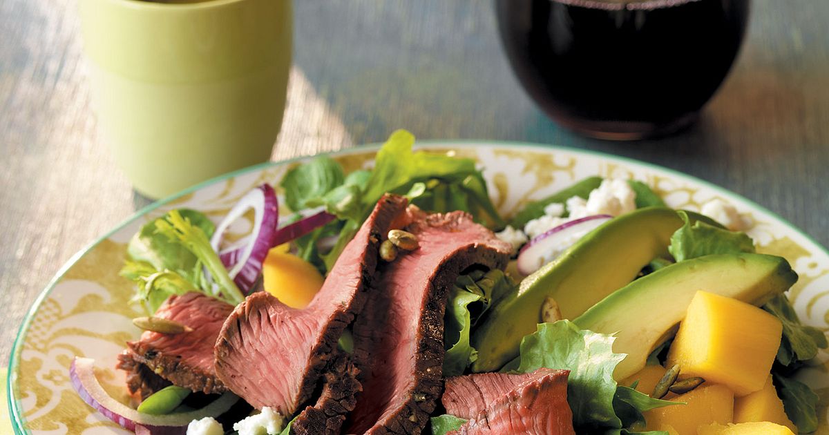 Beef, Mango and Avocado Salad | Beef Loving Texans | Beef Loving Texans is your one-stop information