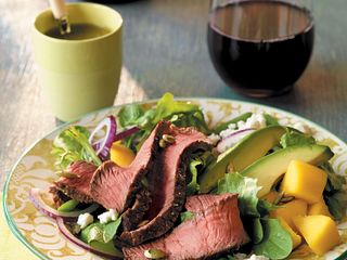 Beef, Mango and Avocado Salad