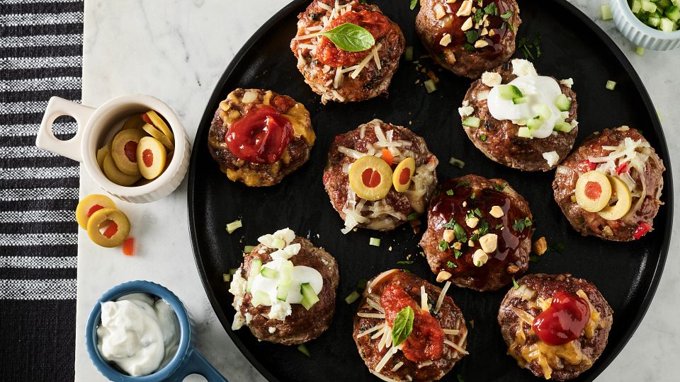 Five-Way Mini Meatloaves
