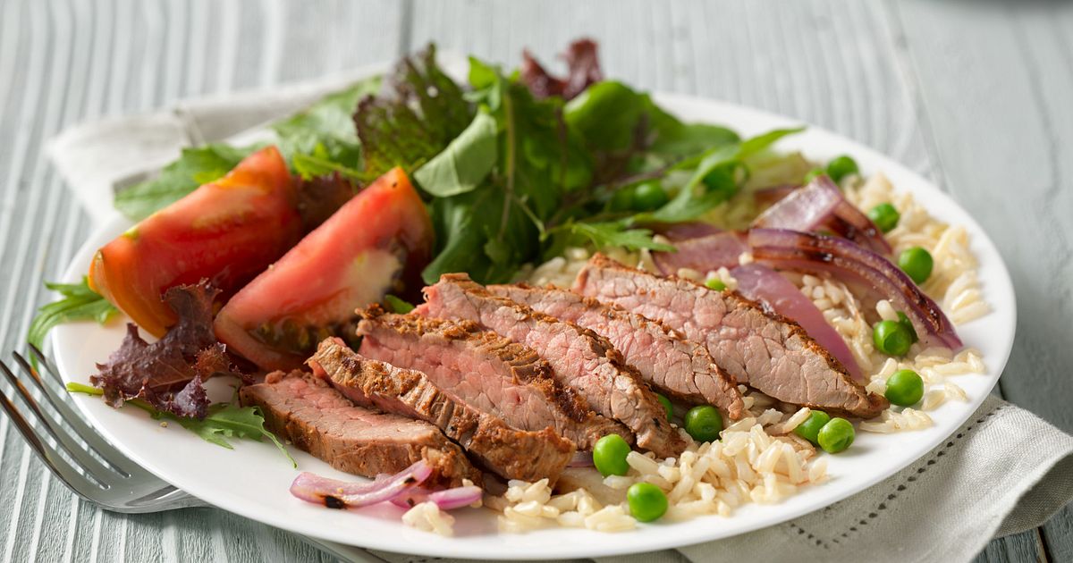 Indian Beef Flank Steak & Rice | Beef Loving Texans | Beef Loving ...