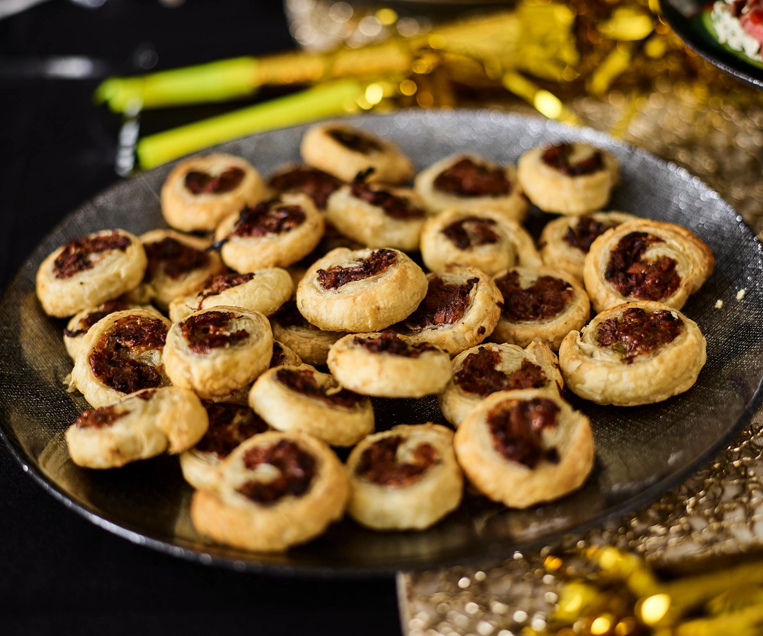 Flaky Beef-Stuffed Pinwheels