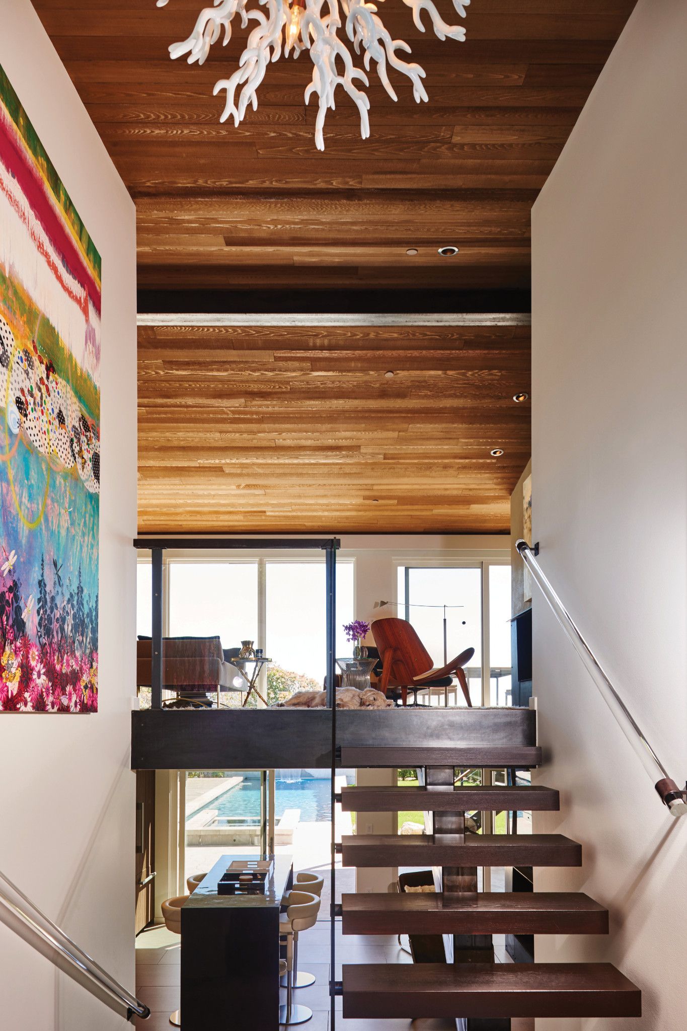 Mid-Century Contemporary Stairs Mid Century Contemporary