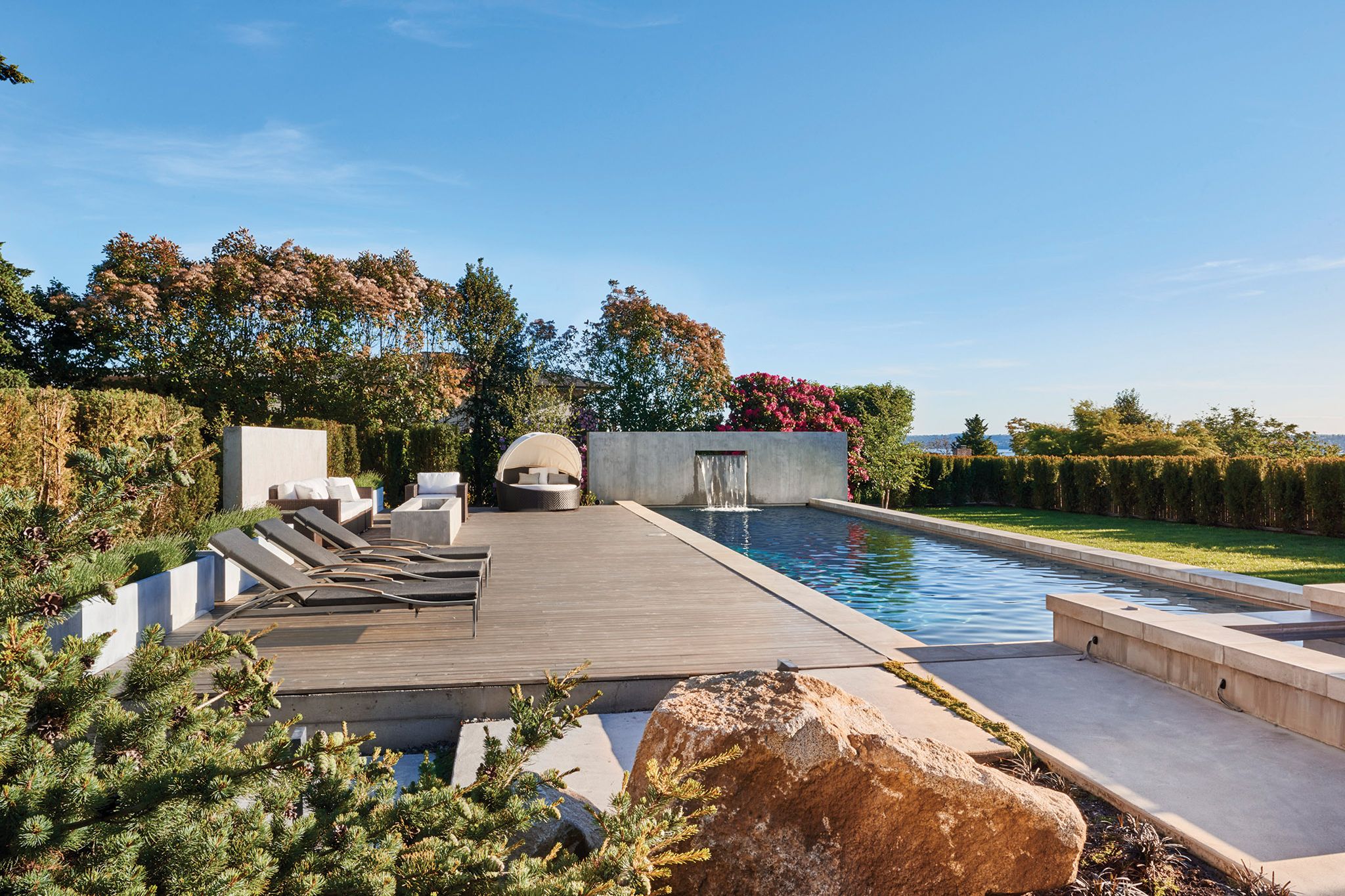 Mid-Century Contemporary Pool Mid Century Contemporary