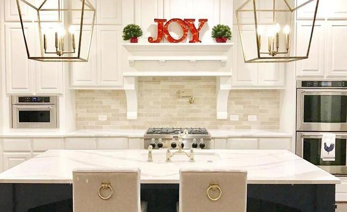Get creative with Christmas decor that is festive but does not disrupt your workspace.