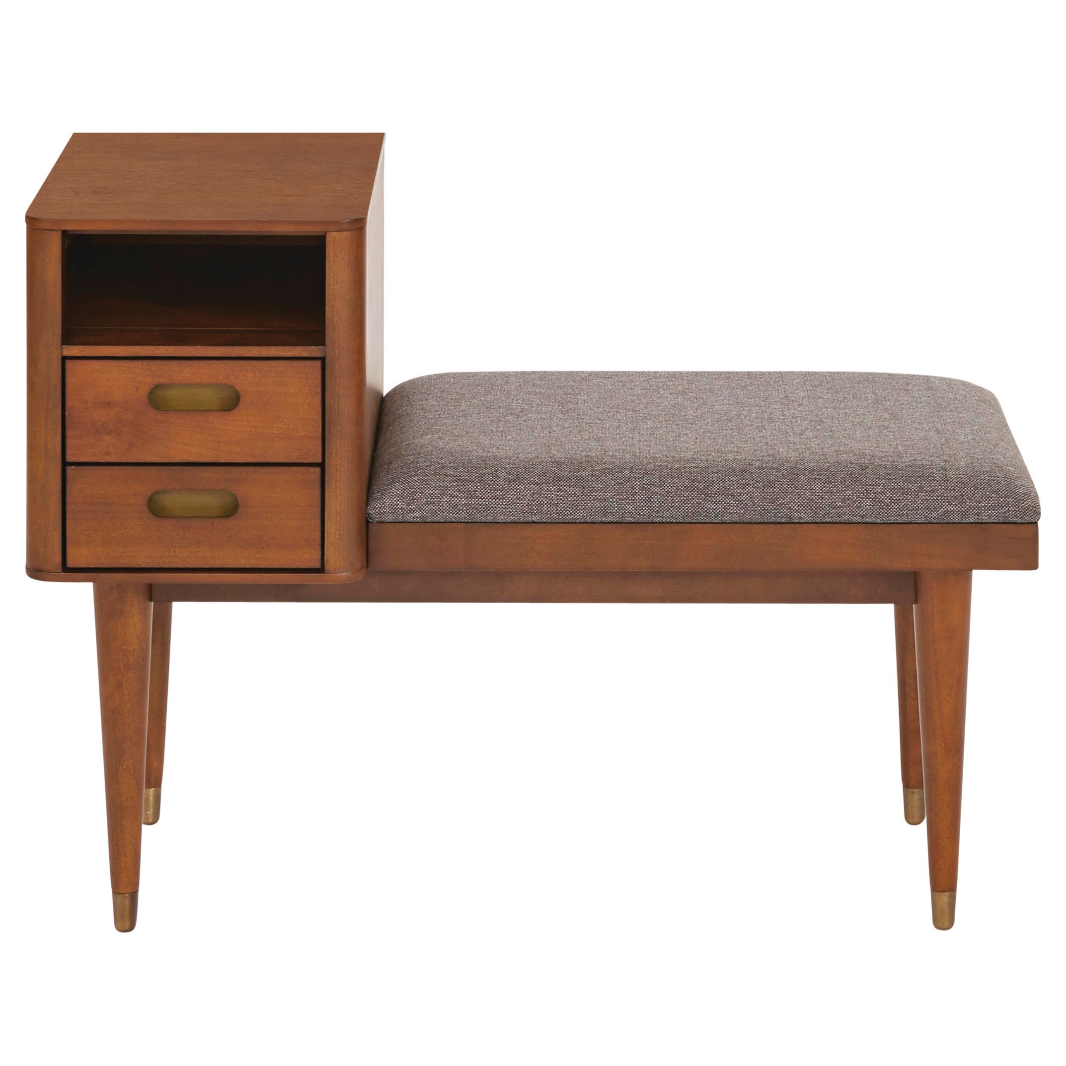 Welcome Home Holfred bench in poplar wood by Scandinavian Designs