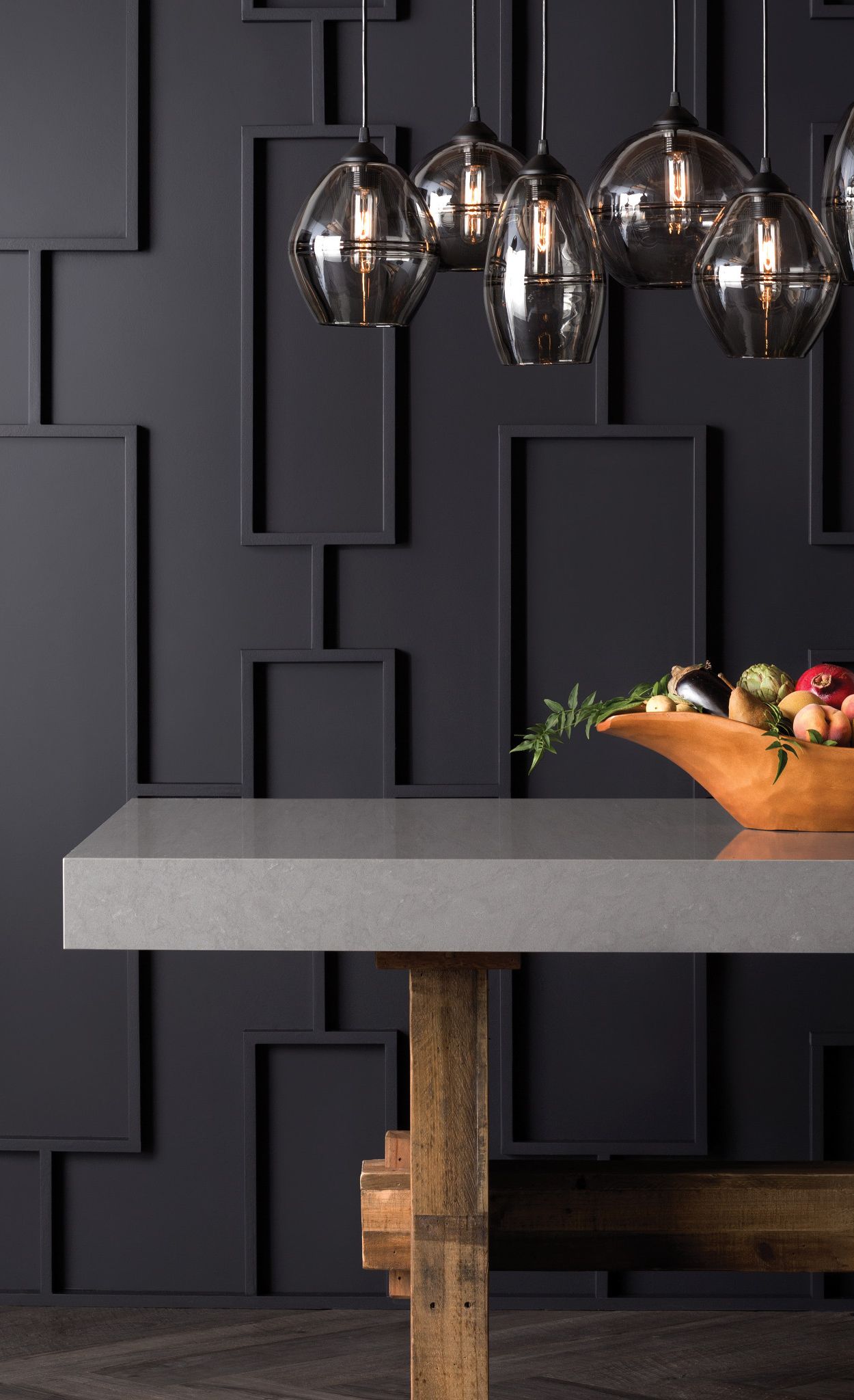 Dramatic dining table in Carrick.
