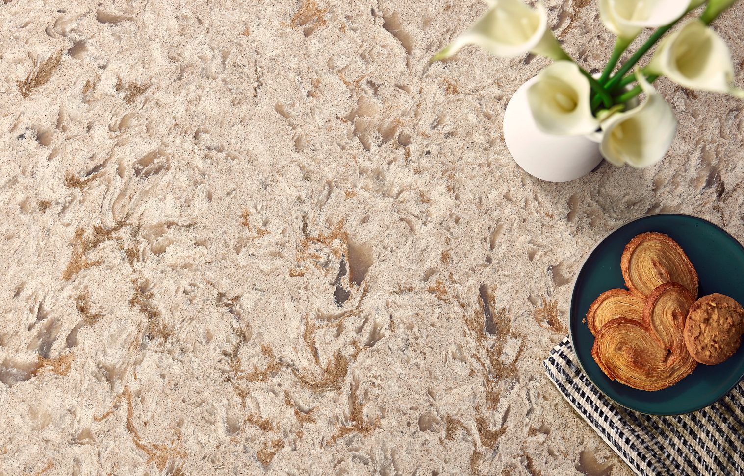 Hawkridge Cambria-Quartz Slab Hawaii Stone Imports