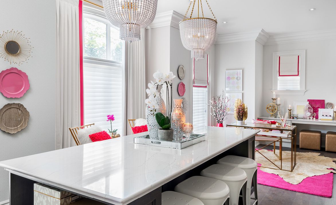 Glam craft room with an Ella™.