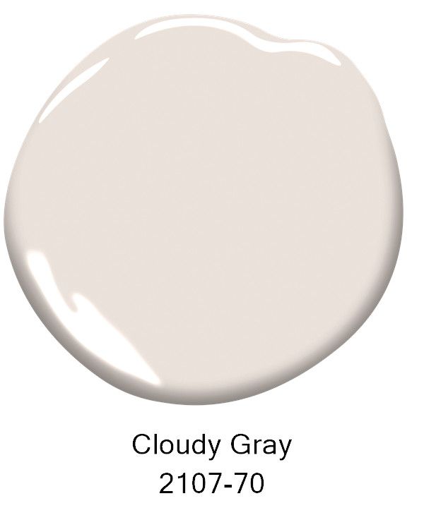 Mid-Century Contemporary Paint Color- Cloudy Gray 2107-70