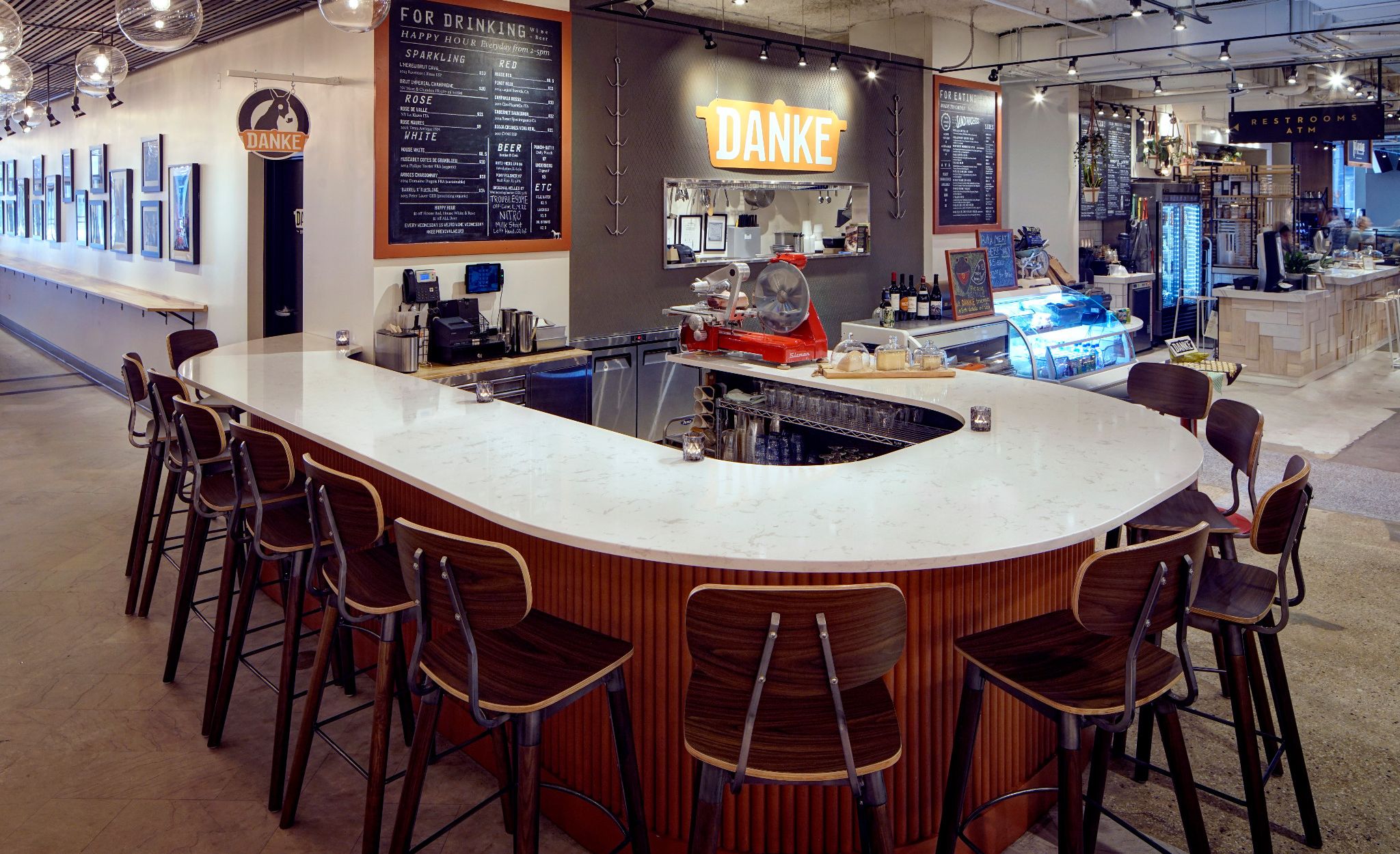 Cambria Torquay bar top is the ideal easy to clean countertop.