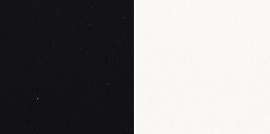 Cambria White Cliff Matte and Cambria Blackpool Matte design detail