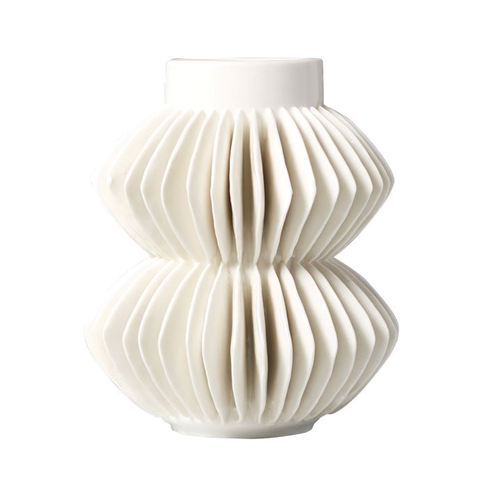 Donna Mondi Celia white porcelain vase from CB2