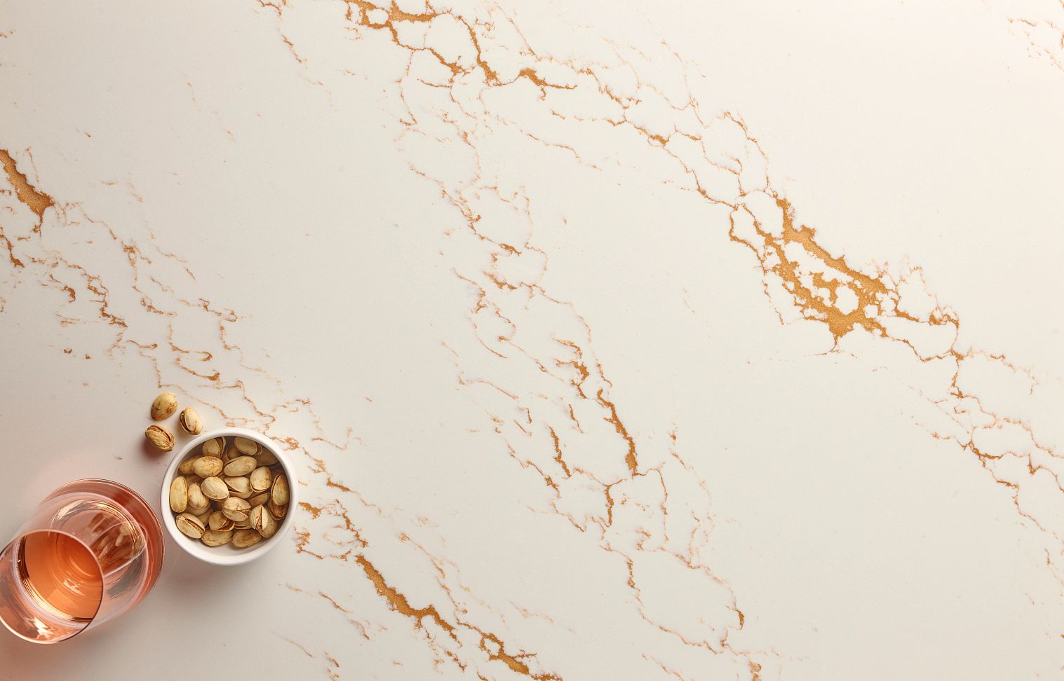 Inverness Gold Cambria-Quartz Slab Hawaii Stone Imports