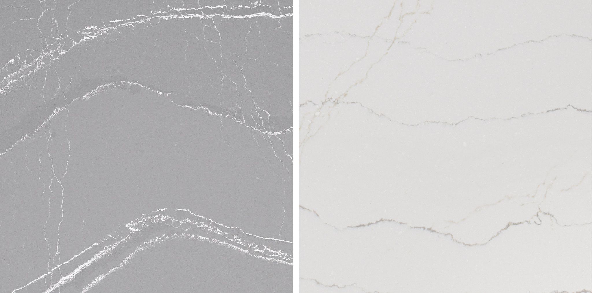 Cambria Queen Anne Matte and Cambria Ella Matte design detail