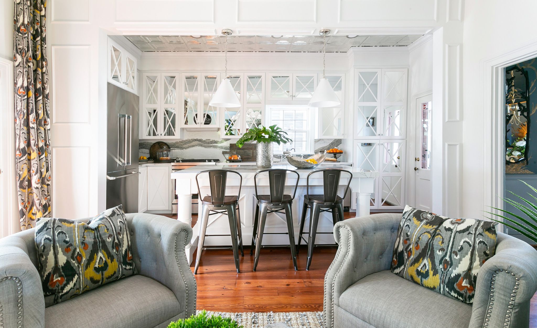 Custom kitchen remodel with Cambria Skara Brae.