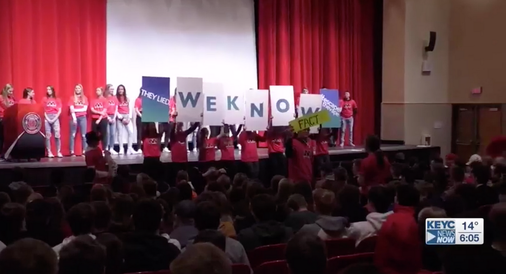 Cambria Brings ‘They Lied. We Know.’ Campaign to Mankato Area Public Schools