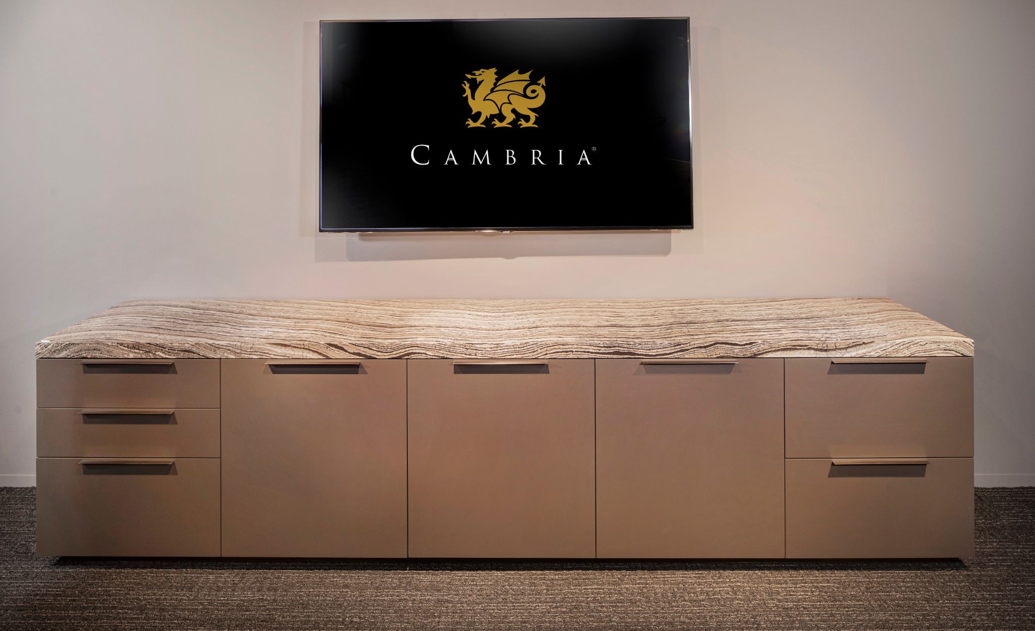 Pair Cambria Clairidge with wood cabinets for a perfectly neutral pair.