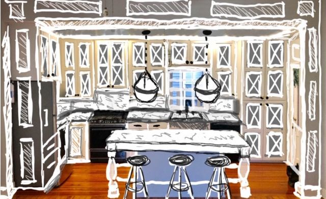 Cambria kitchen design plans.