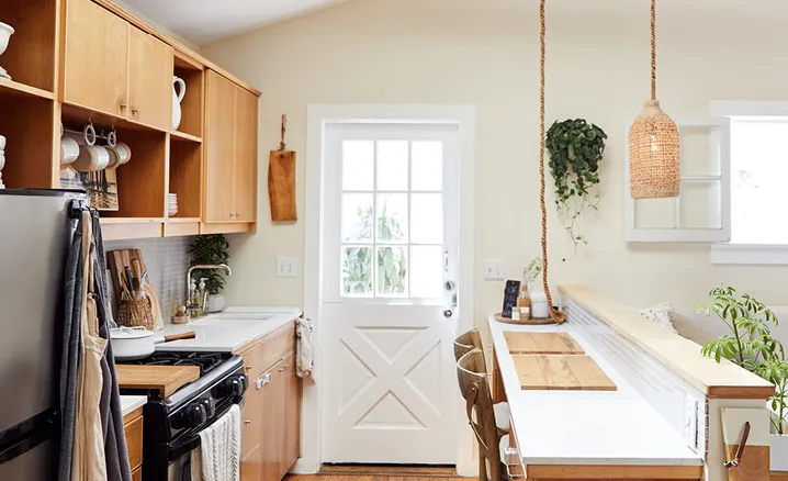 How This Family Turned a Tiny Galley Kitchen Into a Light, Open