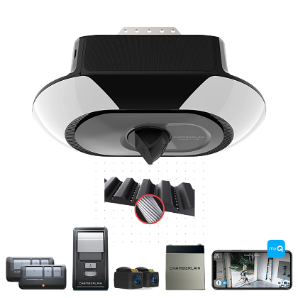 Chamberlain Secure View Camera LED Wi-Fi Garage Door Opener