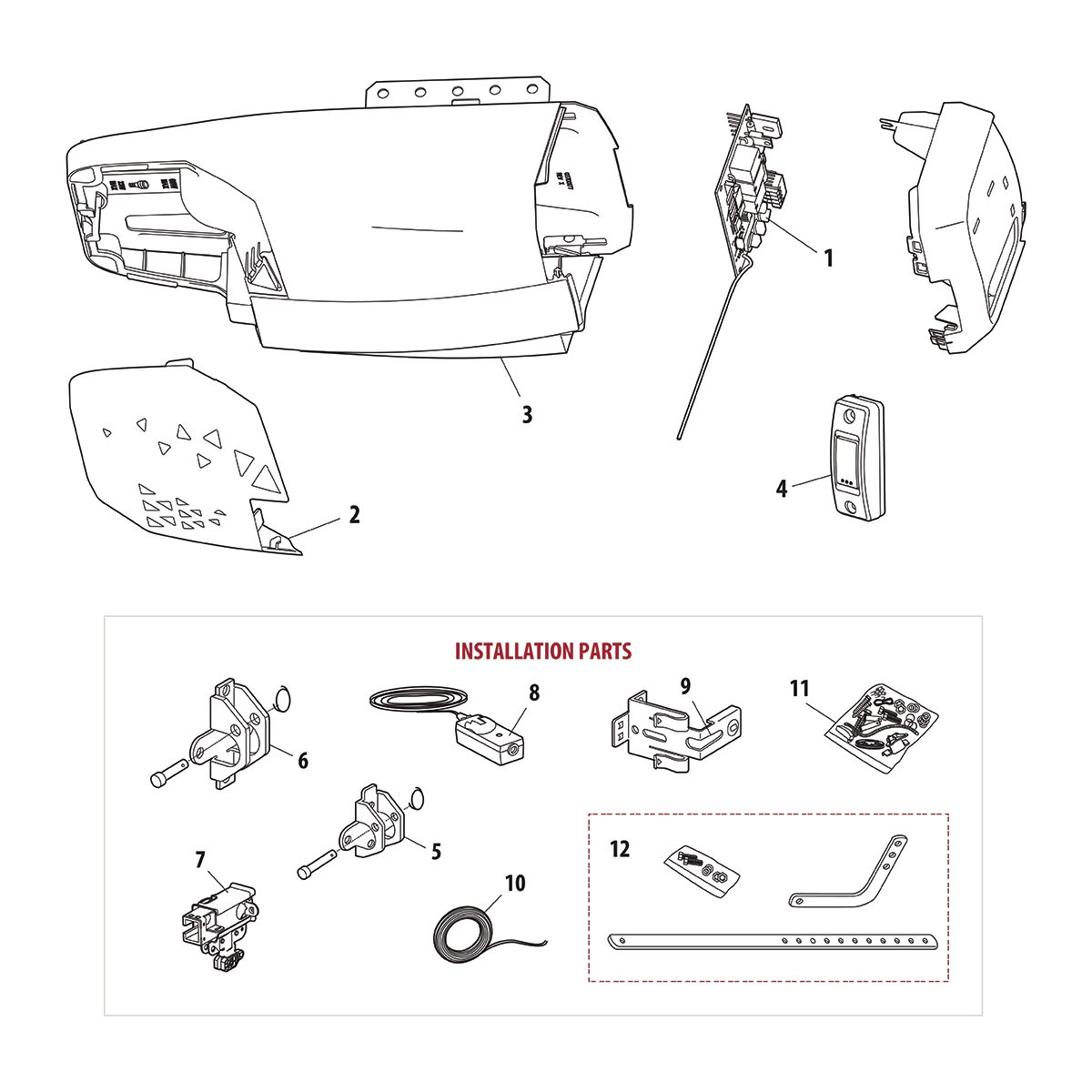 Liftmaster 1 2 Hp Garage Door Opener Wiring Diagram - Wiring Diagram