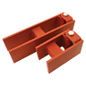 2195P GUARDIAN Standard Duty Uphill Hinge Pair Prime Coated HERO