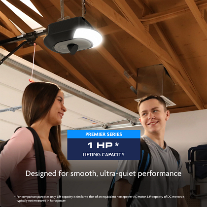 B6630 | 1 HP Belt Drive Opener with Battery Backup, Built-In