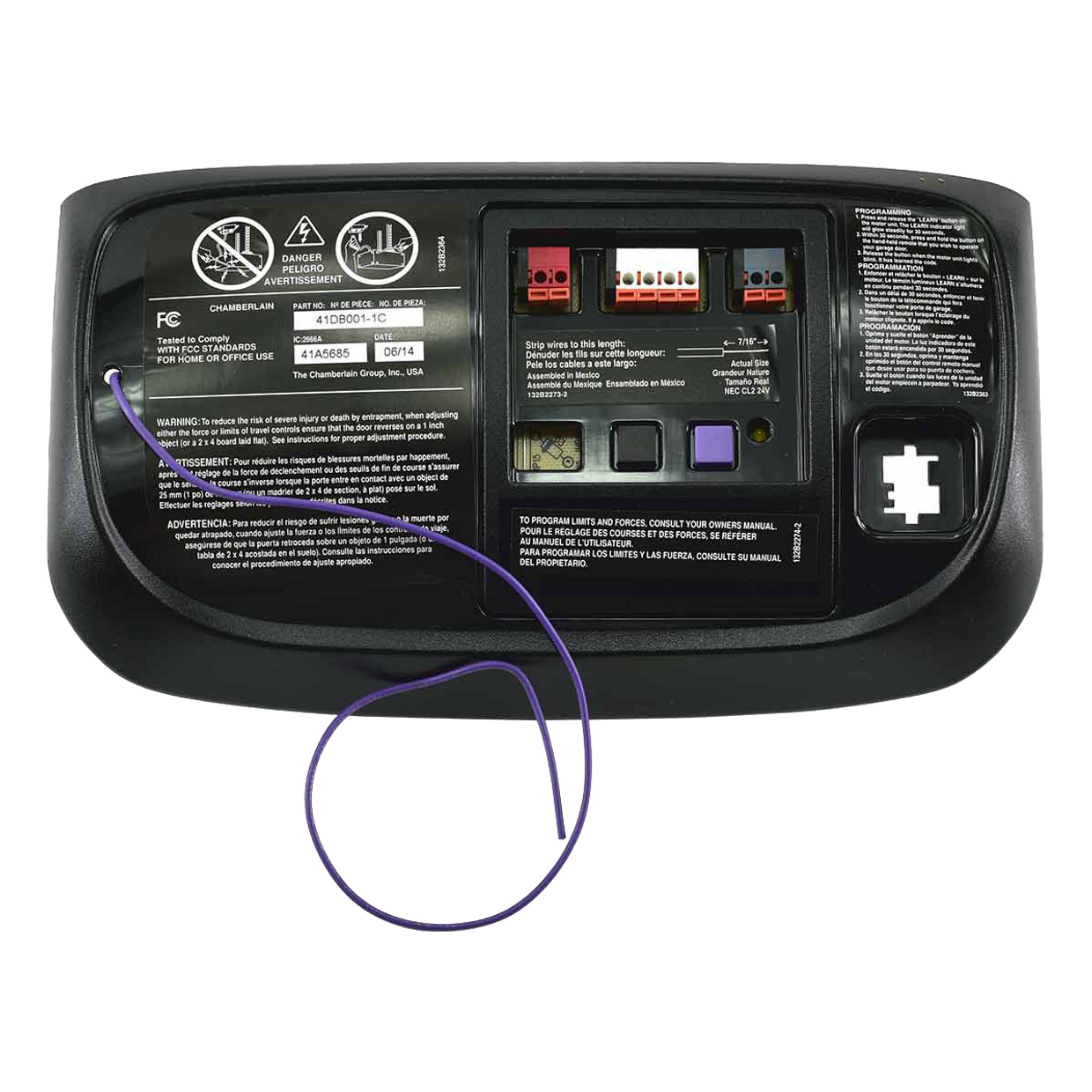 LiftMaster 41DB001-1C Receiver Logic Board Circuit Garage Door Opener
