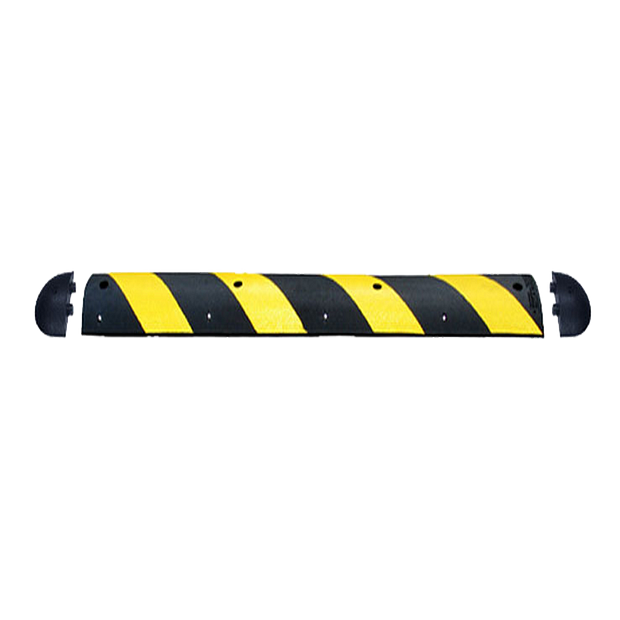16100-4 16100-6 16100E Speed Bump 4'-6' Striped Yellow HERO