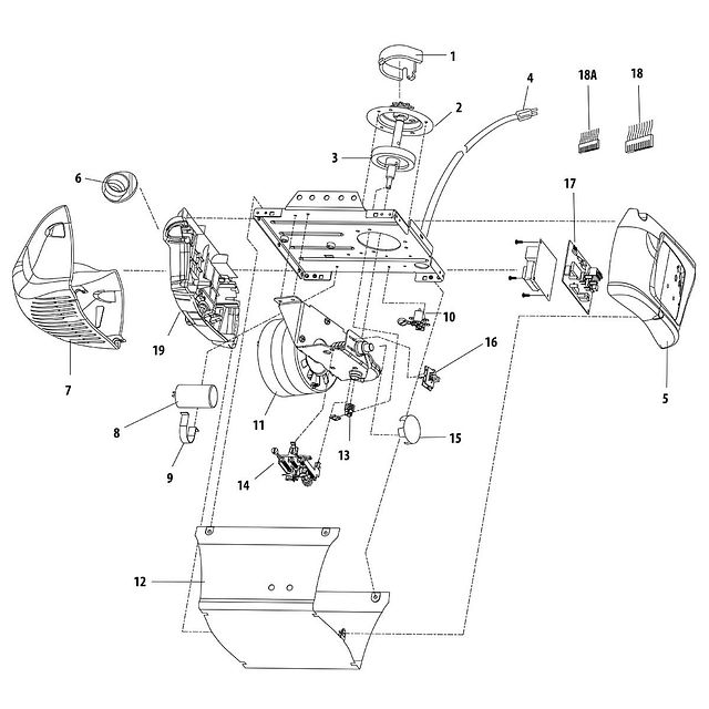 3255m Liftmaster Model Chain, Chamberlain Garage Door Opener Parts Diagram