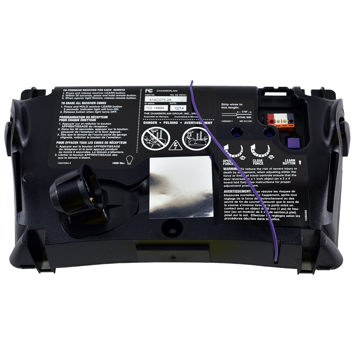 41AC0752A Replacement Logic Board, 315MHz Chamberlain Parts