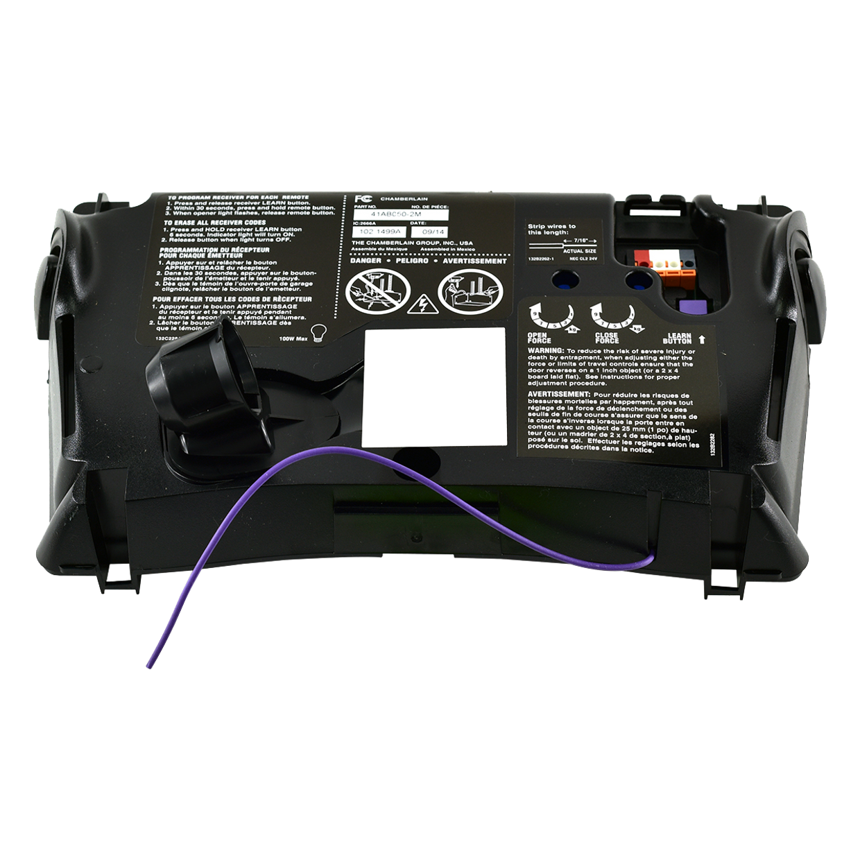 41ab050 2m Replacement Logic Board Ac Chamberlain Parts Support 041ab050 2m Receiver Logic Board Ac Belt