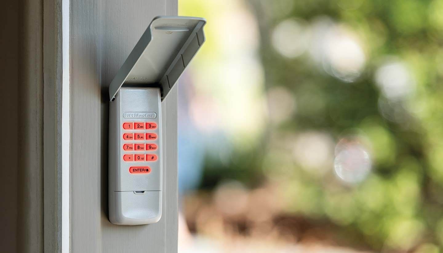 Keypad Liftmaster garage door opener in Chicago