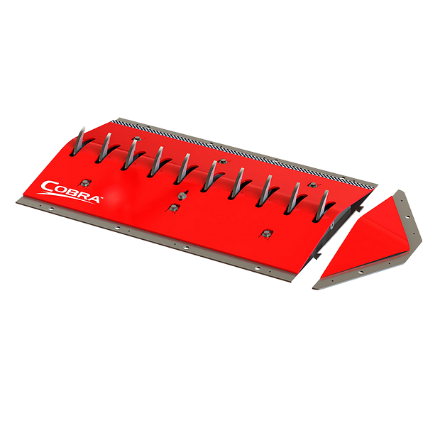 12300C COBRA Surface-Mount Traffic Spike-Section Galvanized Red HERO