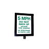 14100 GUARDIAN Manual Spikes Warning Sign Lighted HERO