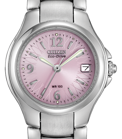 citizen eco drive pink