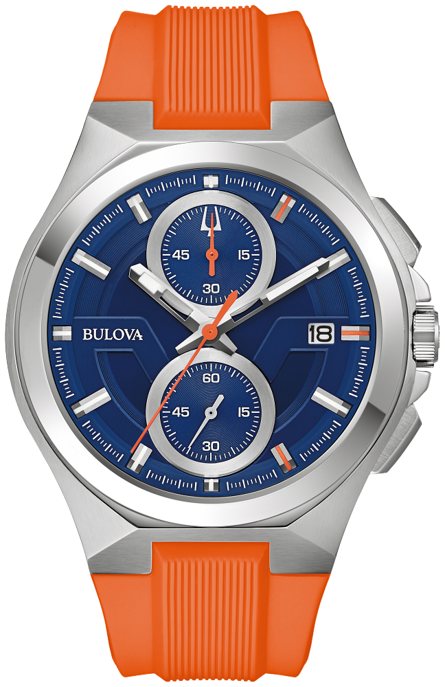 Bulova 96B407 Maquina Men Watch - Dark Blue