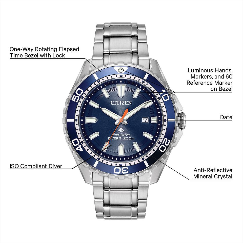 citizen diver blue