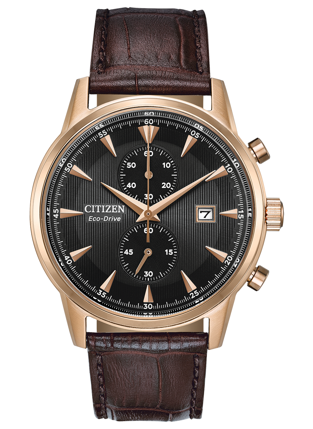 Corso - Men's Eco-Drive CA7003-06E Rosegold Chronograph Watch | Citizen