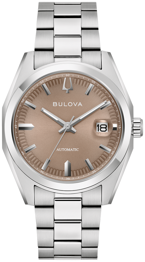 Bulova 96B470 Surveyor Automatic Men Watch - Brown