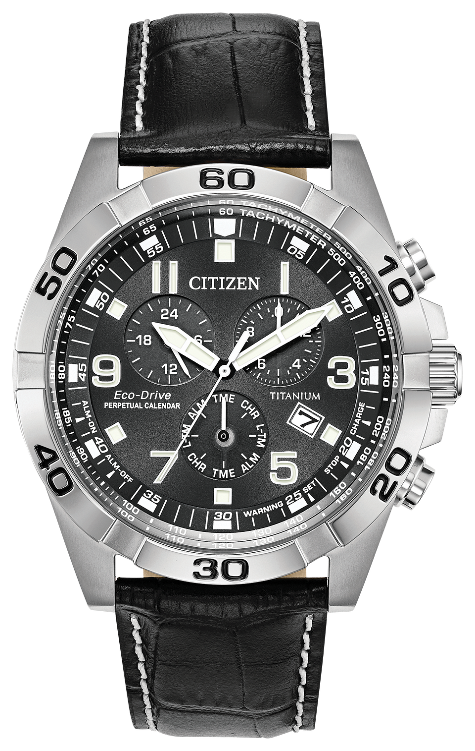 citizen alarm chronograph titanium