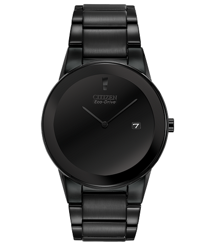 Axiom - Men's Eco-Drive Black Stainless Steel Watch | Citizen