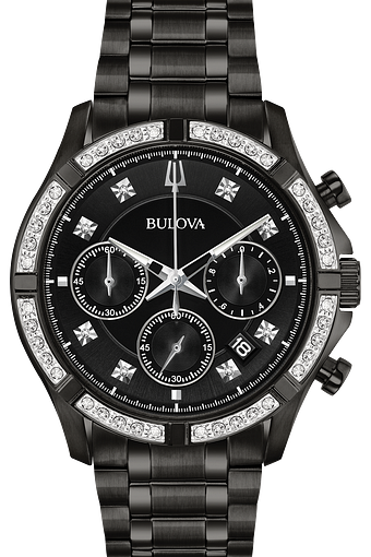 bulova marine star black diamond