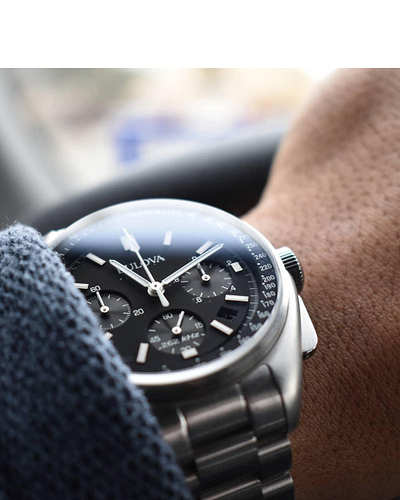 Lunar pilot chronograph bulova Clearance